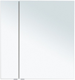 Aquanet Зеркальный шкаф Алвита New 80 серый матовый – фотография-2